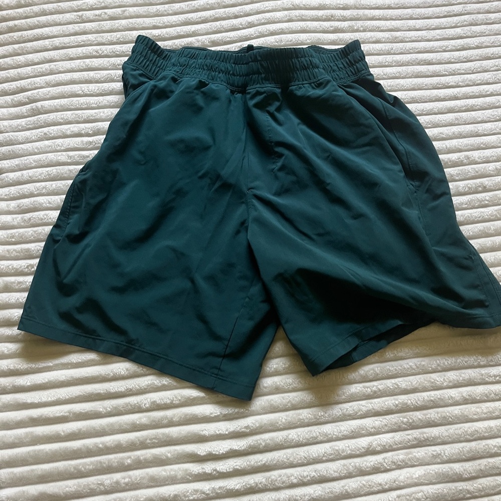 Green lulu lemon shorts